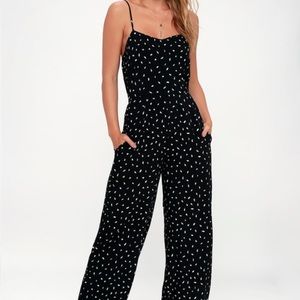Lulus Black & White Jumpsuit 🖤🤍